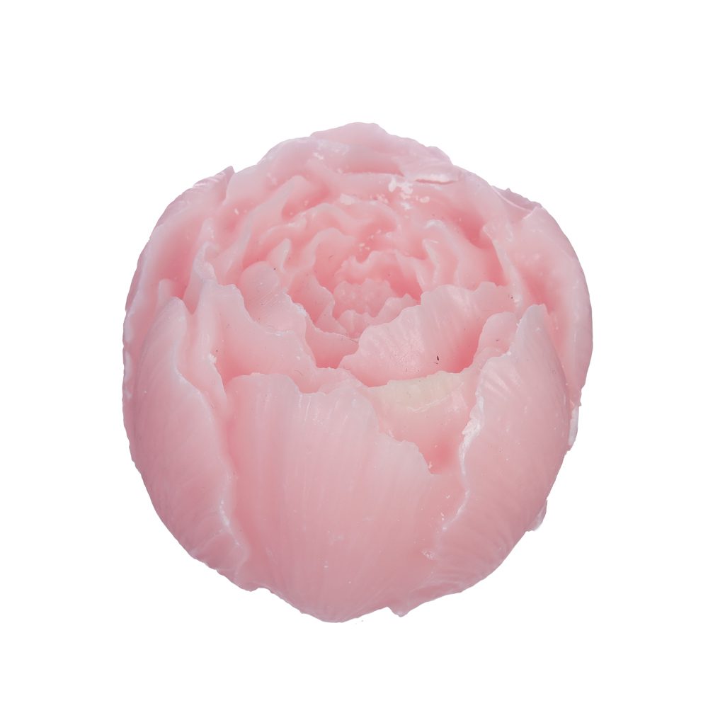 Amber blokjes in roos vorm licht roze