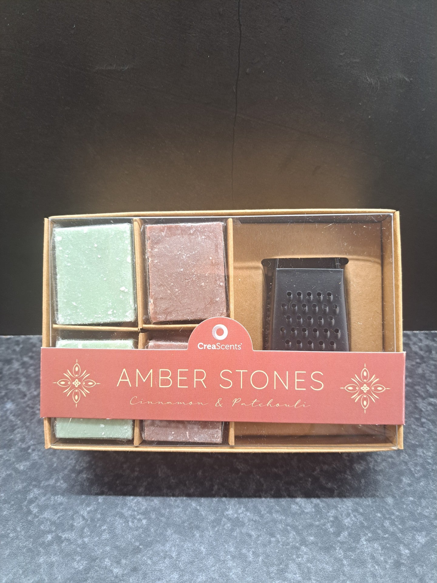 CreaScents Amber Geurblokjes SET CINNAMON & PATEHOULI