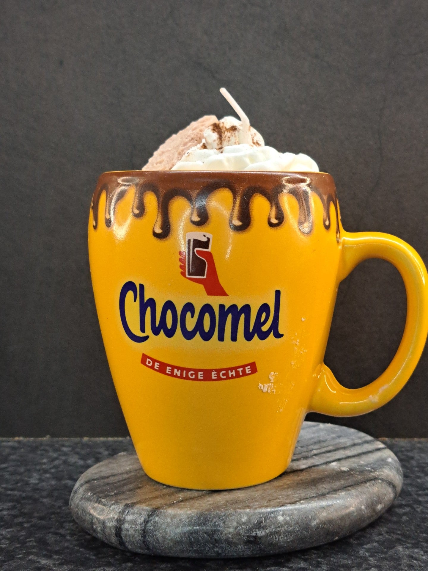 Unieke Chocomel Kaars met Hoogwaardige Soy Wax – Handgemaakt Cadeau