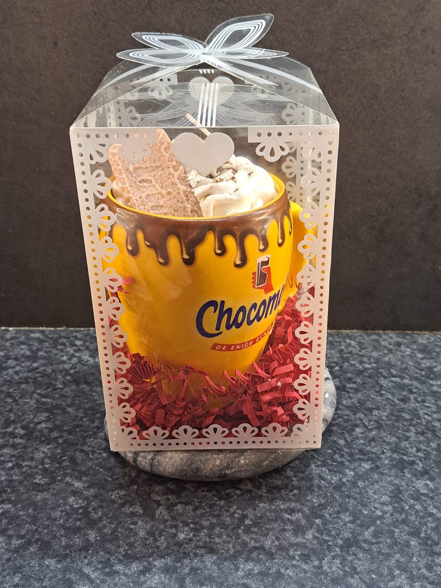 Unieke Chocomel Kaars met Hoogwaardige Soy Wax – Handgemaakt Cadeau