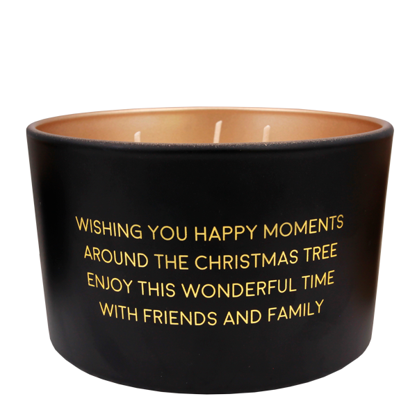 WISHING YOU HAPPY MOMENTS AROUND THE CHRISTMAS TREE, ENJOY THIS WONDERFUL TIME WITH FRIENDS AND FAMILY - WINTER WOOD