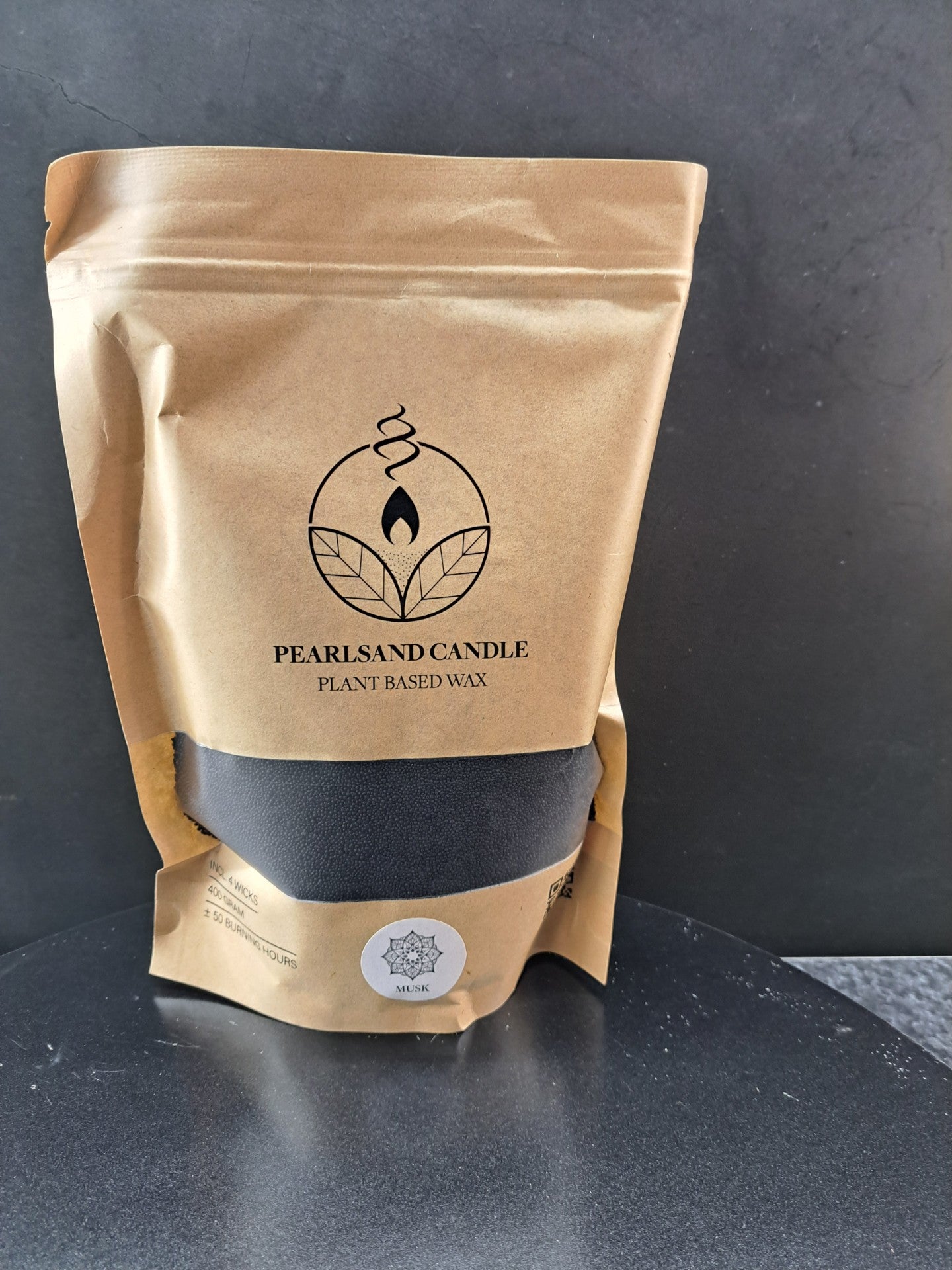Kaarsenzand Pearlsand Candle 400 gram musk