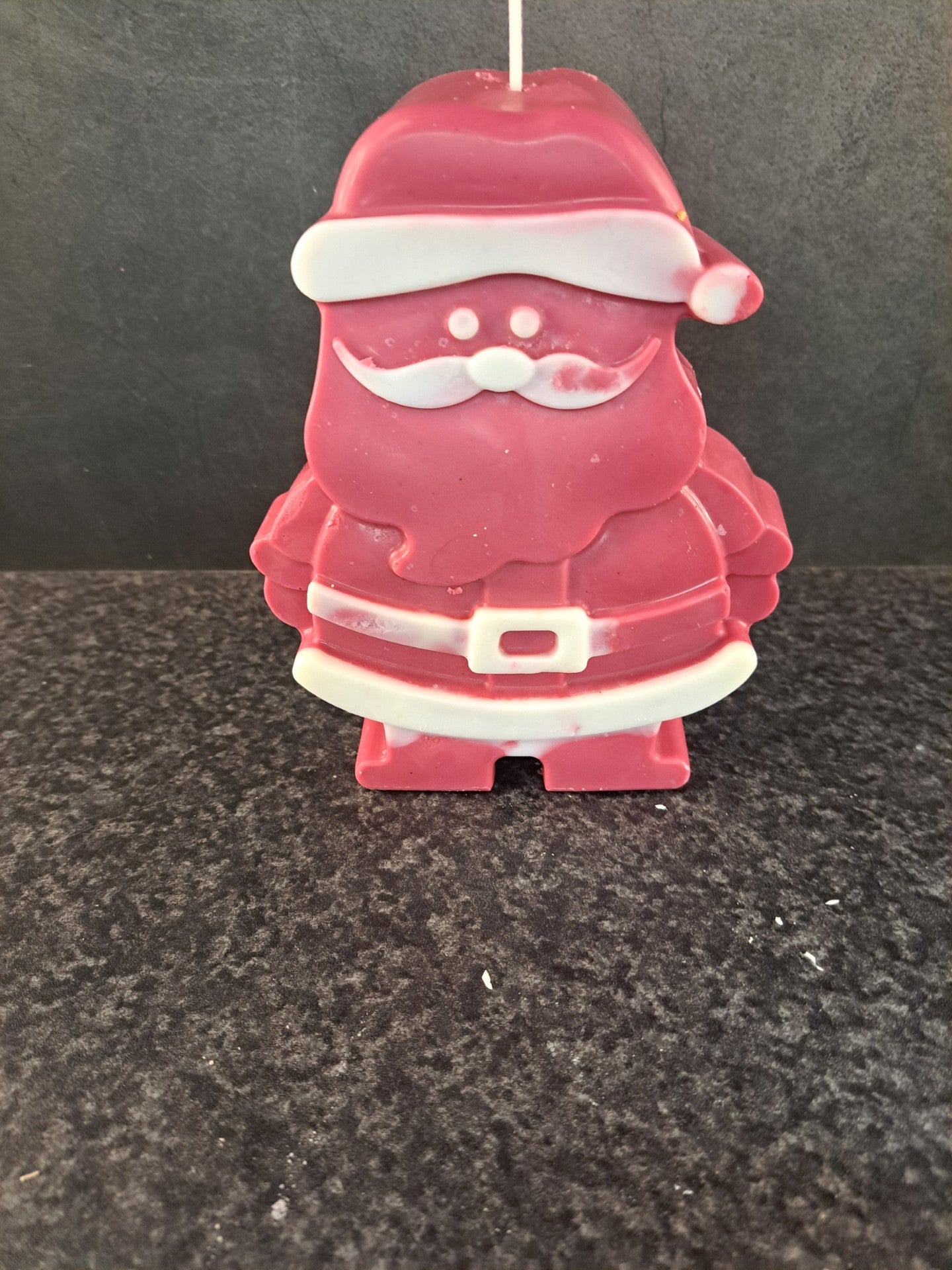 Unieke Handgemaakte Kerstman Kaars