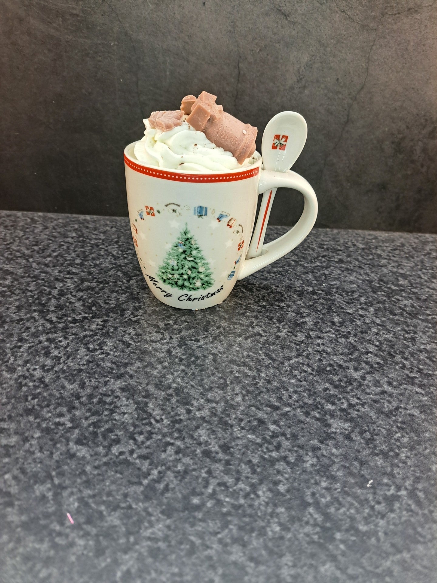 chocomel beker met lepeltje