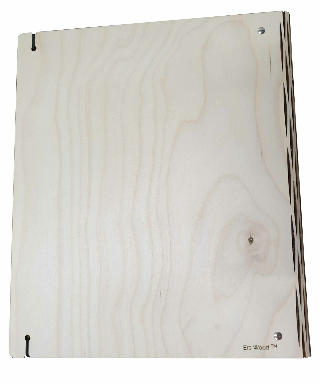 Houten A4 map van Era Wood, 4-ringsmechaniek met gravure: Oud Hollandse huisjes Store/Mappen en klappers/A4 mappen