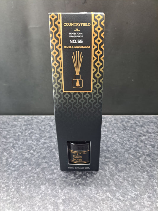 Countryfield geurstokjes no 55 Floral & Sandalwood  50 ml
