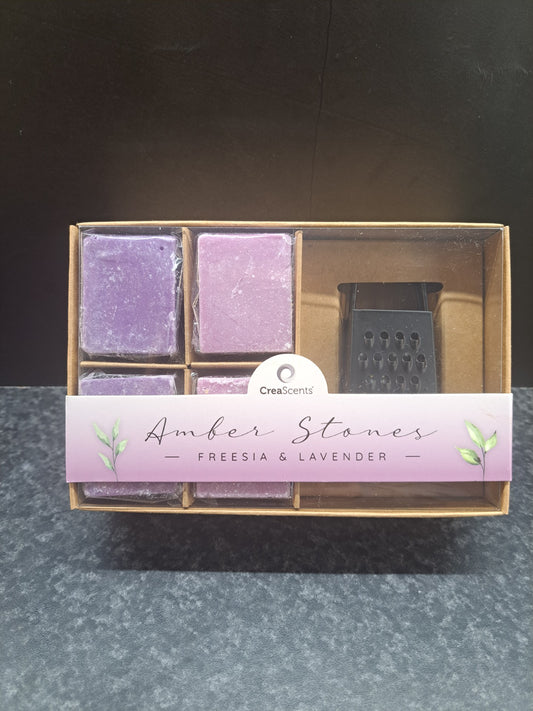 CreaScents Amber geurblokjes Set FREESIA & LAVENDER
