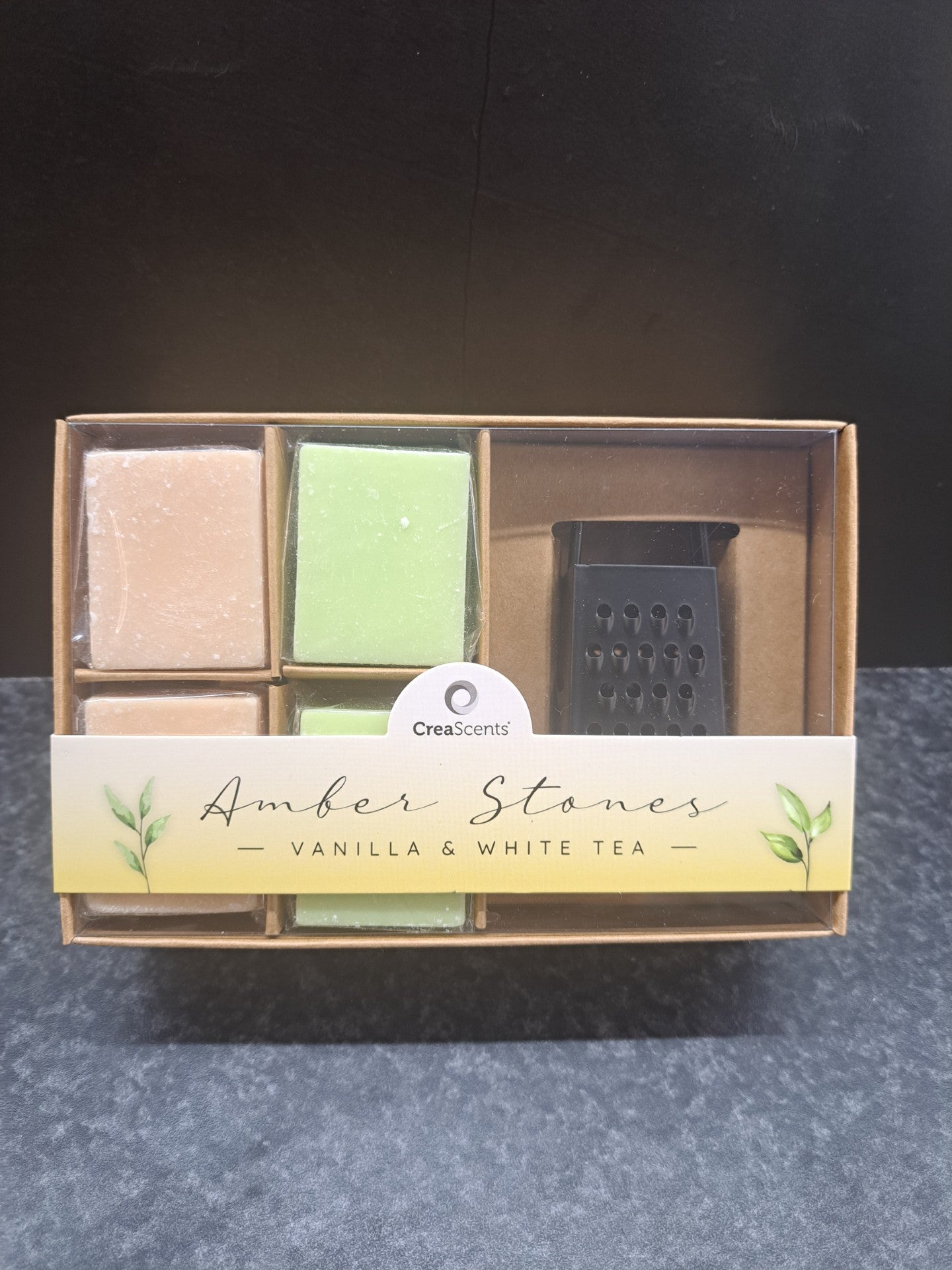 CreaScents Amber Geurblokjes&nbsp Set  VANILLA & WHITE TEA