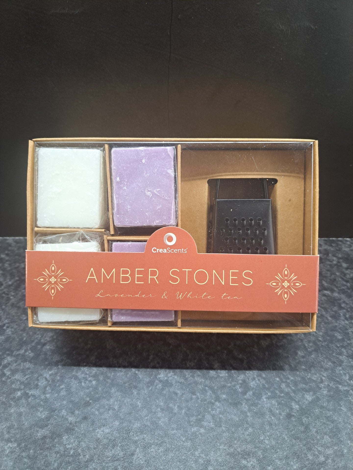 CreaScents Amber Geurblokjes&nbsp Set  LAVENDEL &WHITE TEA