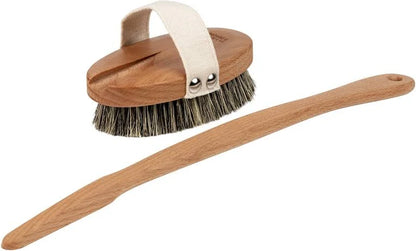 Nature's Groove® Lichaamsborstel met Lange Afneembare Steel zacht