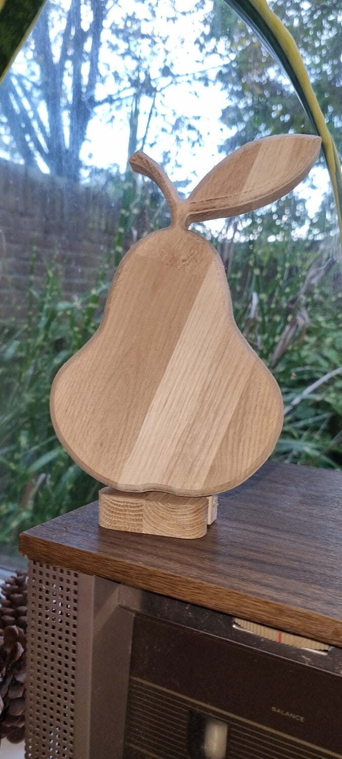 Era Wood  Appel, Peer en Kers  decoratie 18mm massief eiken met sta steun