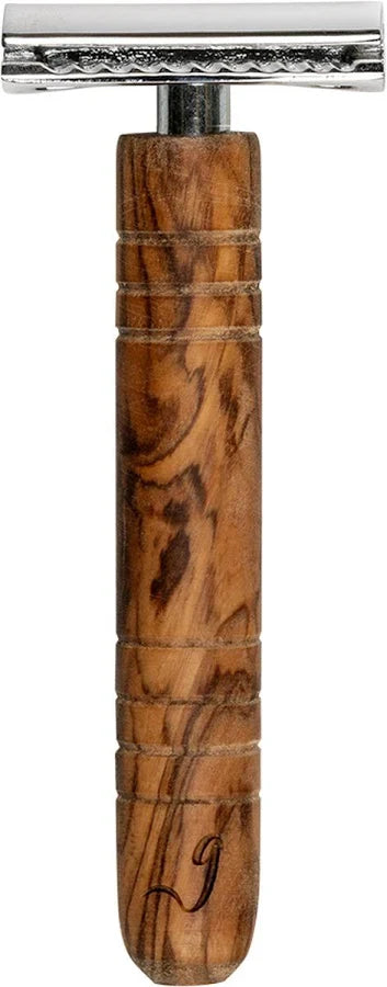 Olijfhouten Double Edge Safety Razor  Handgemaakt