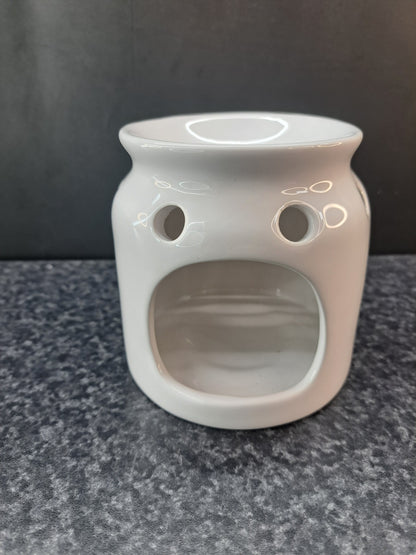 Witte geurbrander met tekst  droom grood